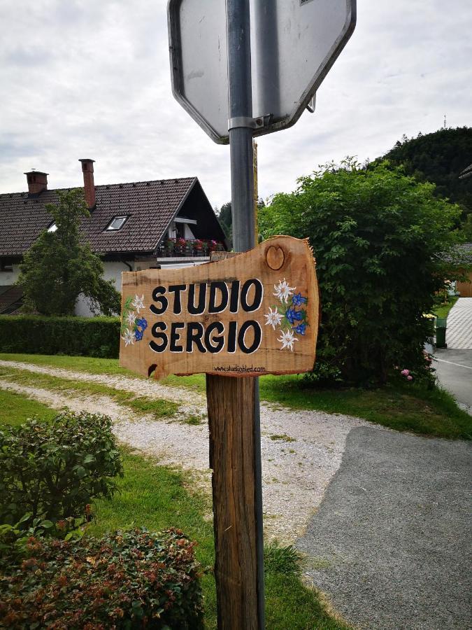 Studio Sergio Lägenhet Bled Exteriör bild